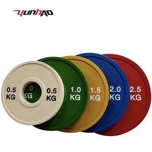 Colorful Rubber Fractional Calibrated Weight Plates