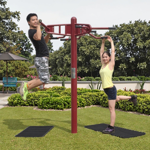 Adult Outdoor Fitness Equipment Steel Gym Components for Park Use