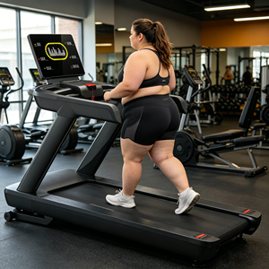 21.5 Inch Upgrade LED Screen Commercial Treadmill
