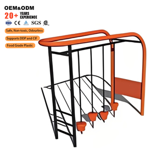 Customized Outdoor Playground Equipment Jungle Gym Training Station Kids LLDPE Plastic Steel Park Community