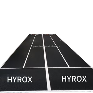 Indoor HYROX Weighted Sled Turf