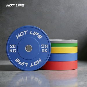 Competition Calibrated Color Rubber Bumper Plates